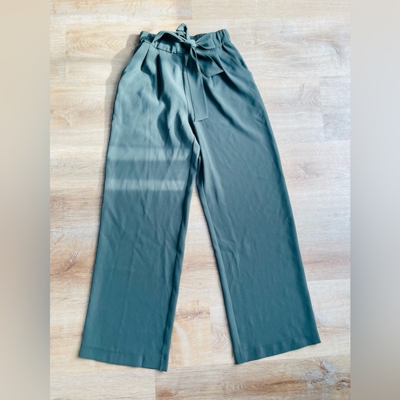 Lululemon Noir Pant in dark olive wide leg pants - Picture 6 of 8